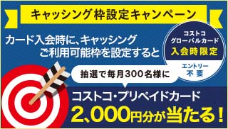 キャッシング枠設定キャンペーンでプリペイドカードが当たる！