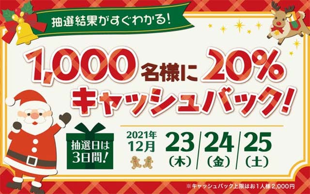 セゾンカードのクリスマス抽選会