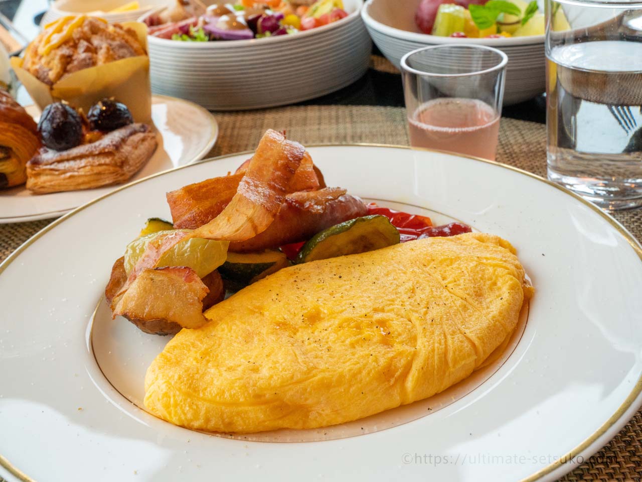 朝食のセットメニュー（洋食）