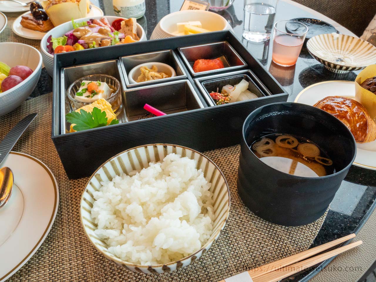 朝食のセットメニュー（和食）