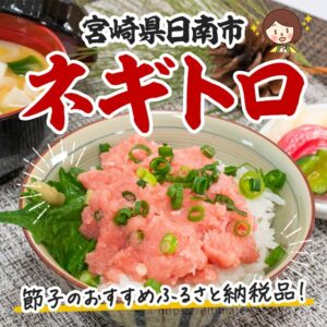 【ふるさと納税】宮城県日南市のネギとろはボリュームたっぷりの1kgサイズで鮮度バツグン！