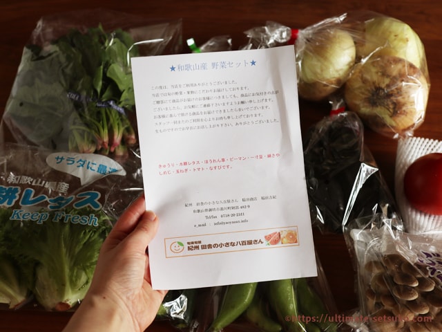 【Amazon通販】和歌山県産 旬野菜おまかせセット！みずみずしい新鮮な野菜が10種類。商品レビューと紹介