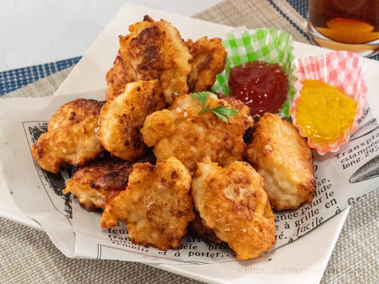 パンケーキミックスのチキンナゲット