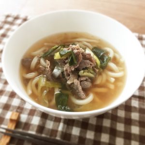 プルコギアレンジ お肉の旨みがたっぷり出汁のプルコギうどん