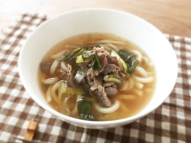 プルコギアレンジ お肉の旨みがたっぷり出汁のプルコギうどん