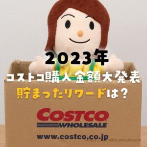 【2023年】節子のコストコ購入金額を大発表！貯まったリワードは何円分？