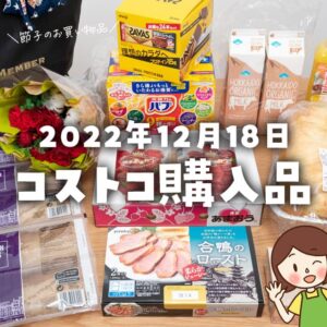 【節子のコストコ購入品】12月18日分！クリスマス前の最後のお買い物