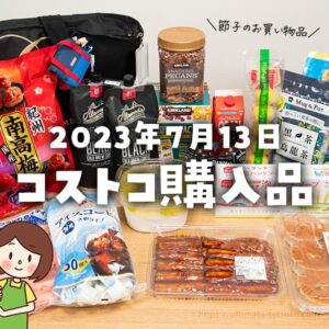 【節子のコストコ購入品】久々コストコ！夏のスイーツ多め＆新作買いました。