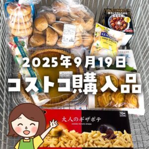 【節子のコストコ購入品】2025年9月19日！秋の新商品や新作ベーカリーを購入
