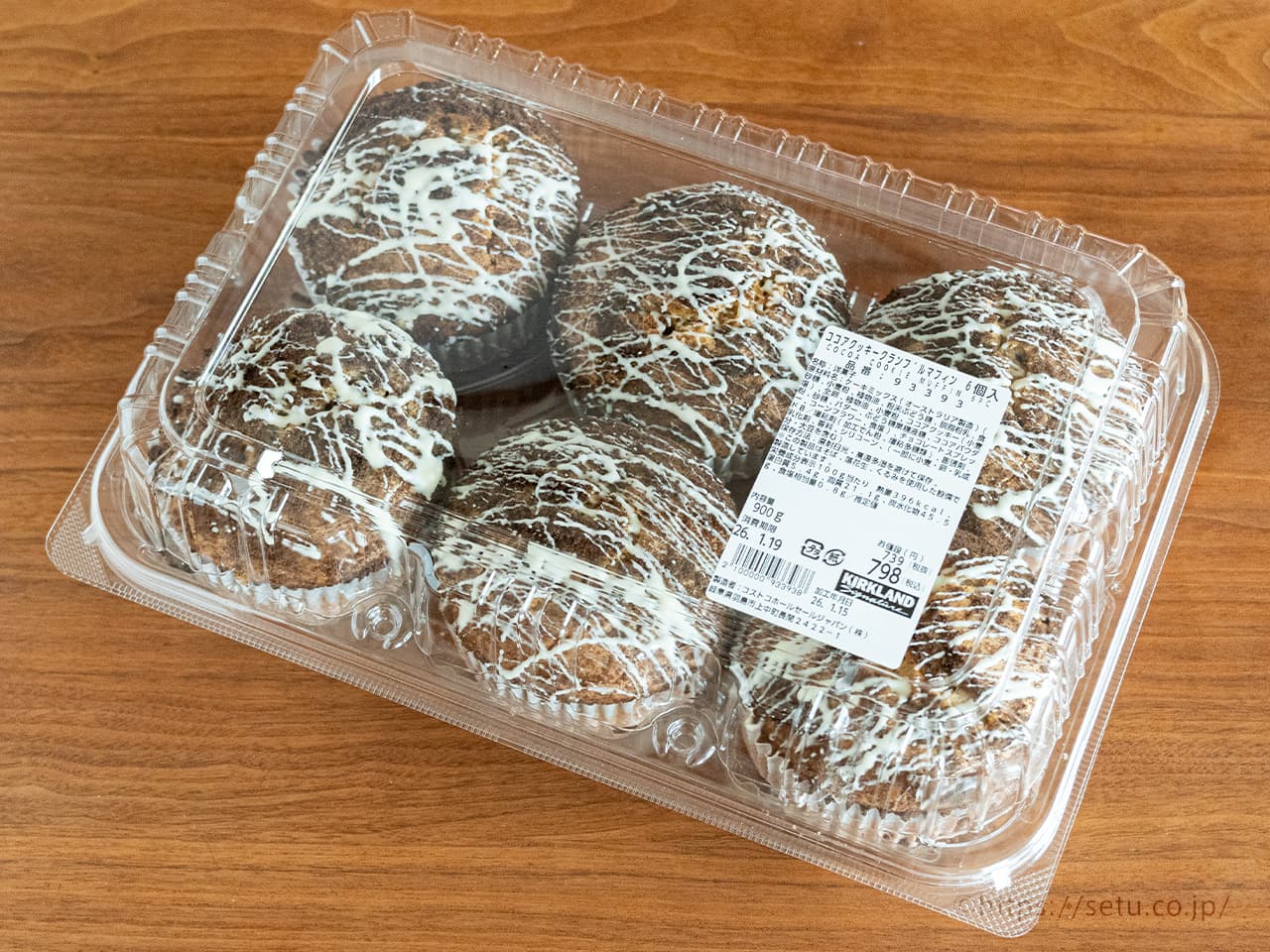 【新商品】ココアクッキークランブルマフィン6個入 798円(税込)