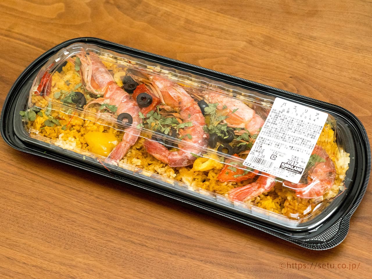 パエリア 100gあたり 178円（税込）