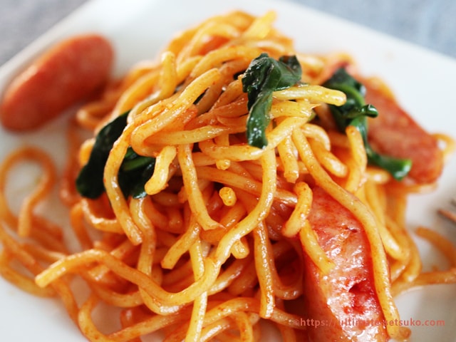 コストコ 麺屋あおき ナポリタン風 太麺焼きそば