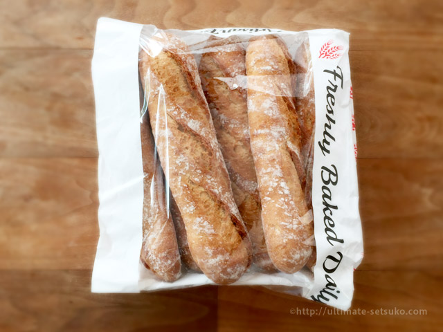コストコおすすめバゲットサンドウィッチ!しっかりとした噛みごたえが特徴の芳ばしいパン