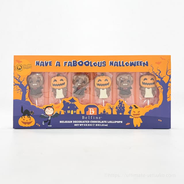 コストコで買えるハロウィンロリポップはベルギーチョコを使った本格派。見た目も可愛くておすすめ