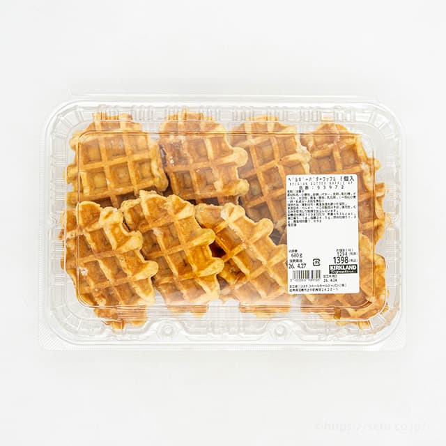 【コストコ新商品】ベルギーバターワッフルが本格派すぎた！パールシュガーのザクっと食感がクセになる