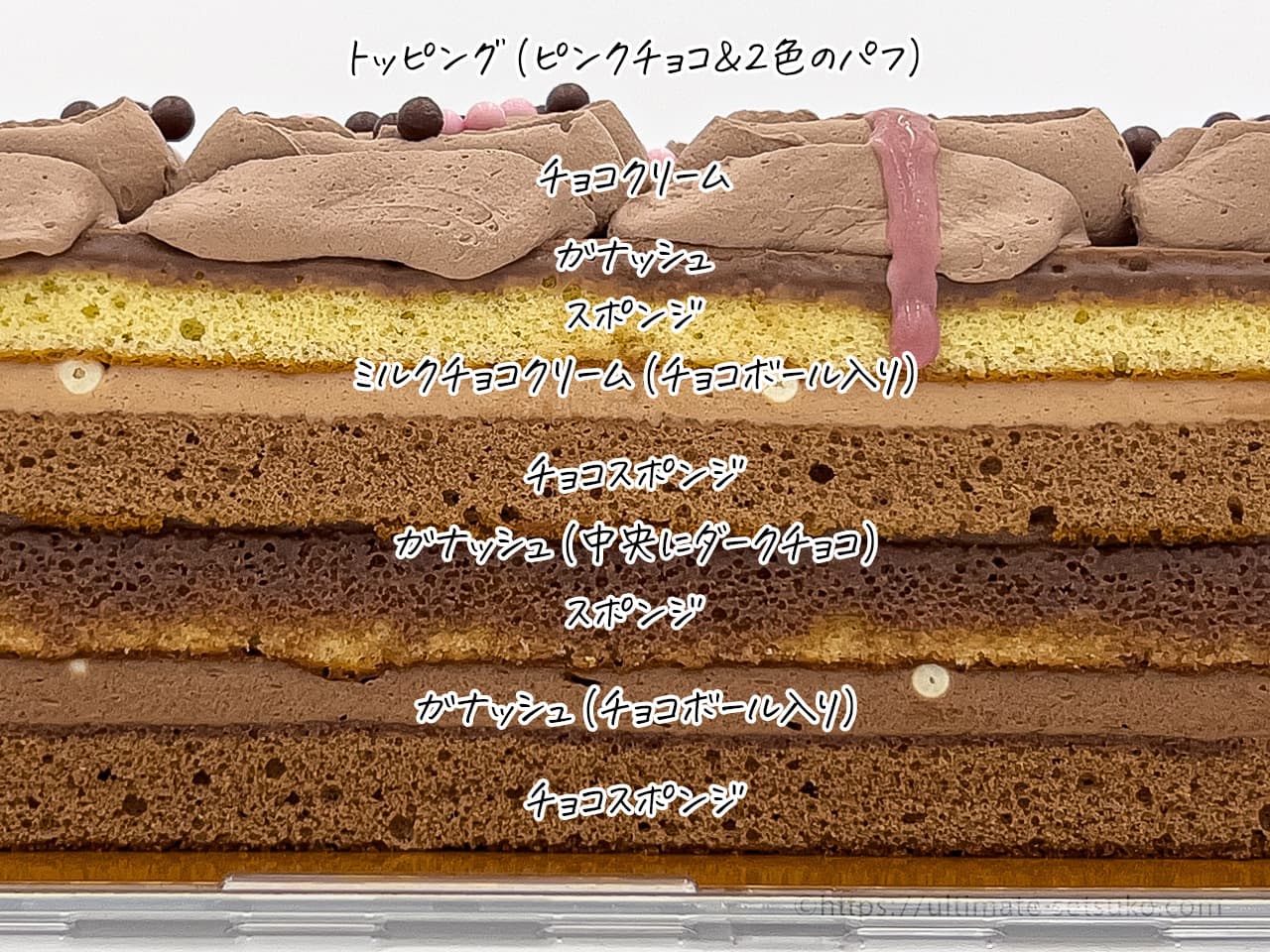 コストコのベルギーチョコレートケーキ！チョコ尽くしのトッピングが贅沢