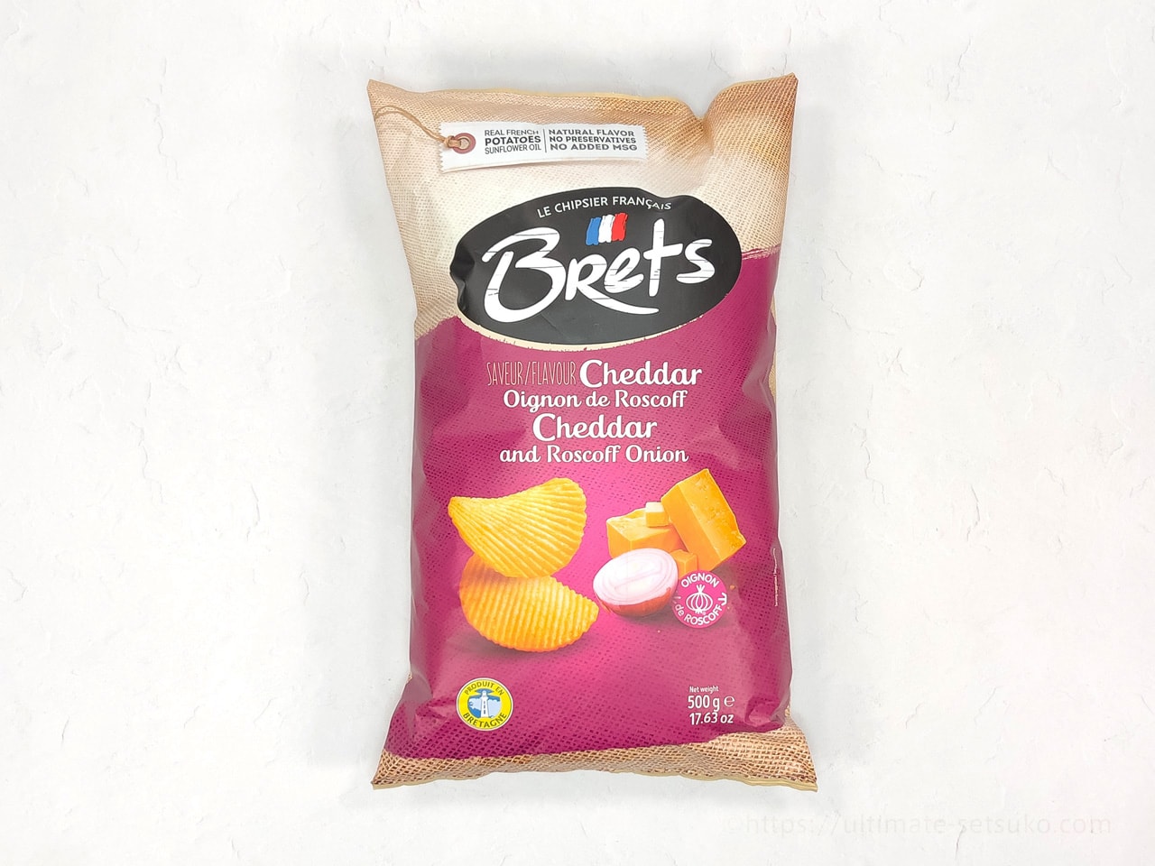 コストコの定番ポテトチップス！ブレッツのチェダー＆オニオンの味や