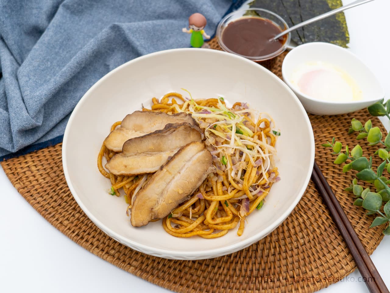 麺自体に味はついています！