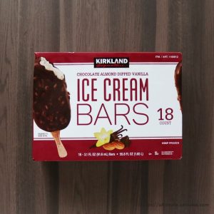 コストコ チョコアーモンドディップバニラアイスクリームバー