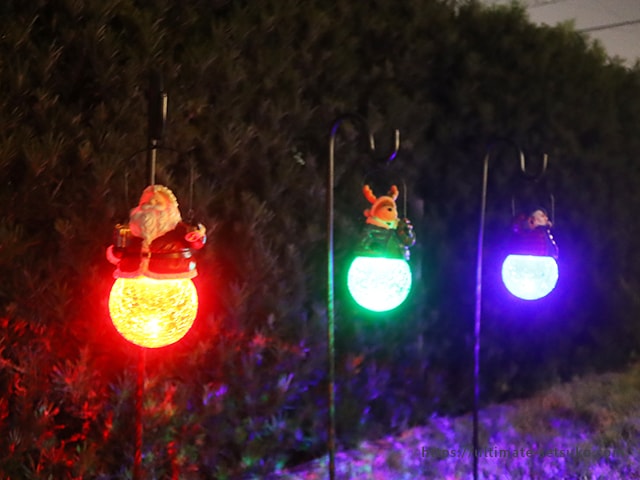 コストコクリスマス商品！サンタのソーラーライトが可愛い