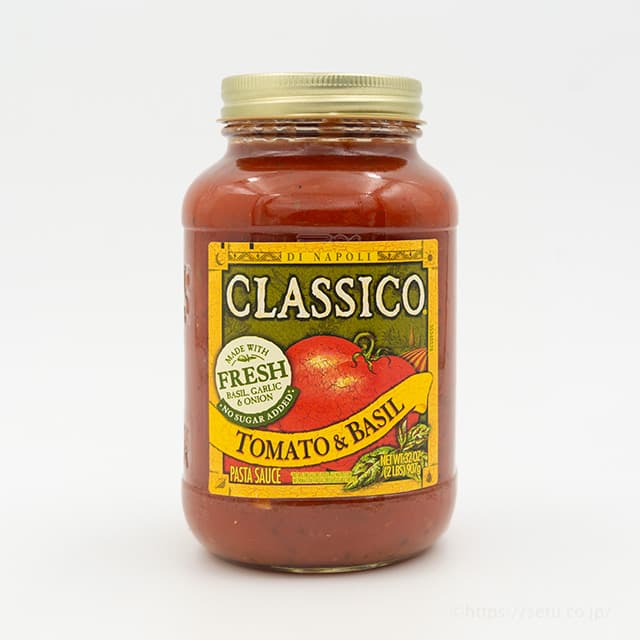コストコの定番商品！クラシコパスタソースはフレッシュなトマトの香りでたっぷりボトル