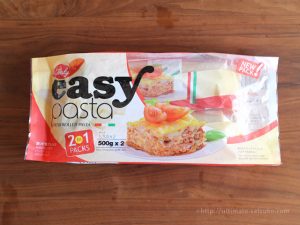 シートタイプの生パスタ「Easy Pasta」