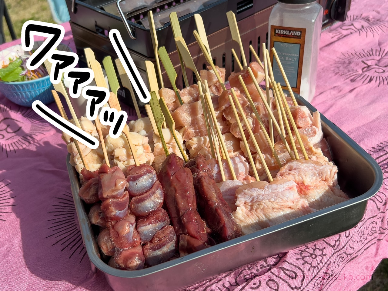 コストコで買えるふじ美どりの焼鳥串の焼き方と売り場を紹介！さくら