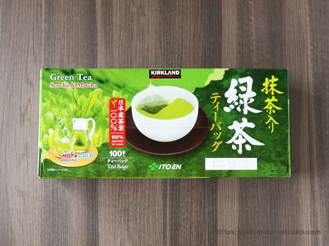 コストコ 抹茶入り緑茶ティーバッグ