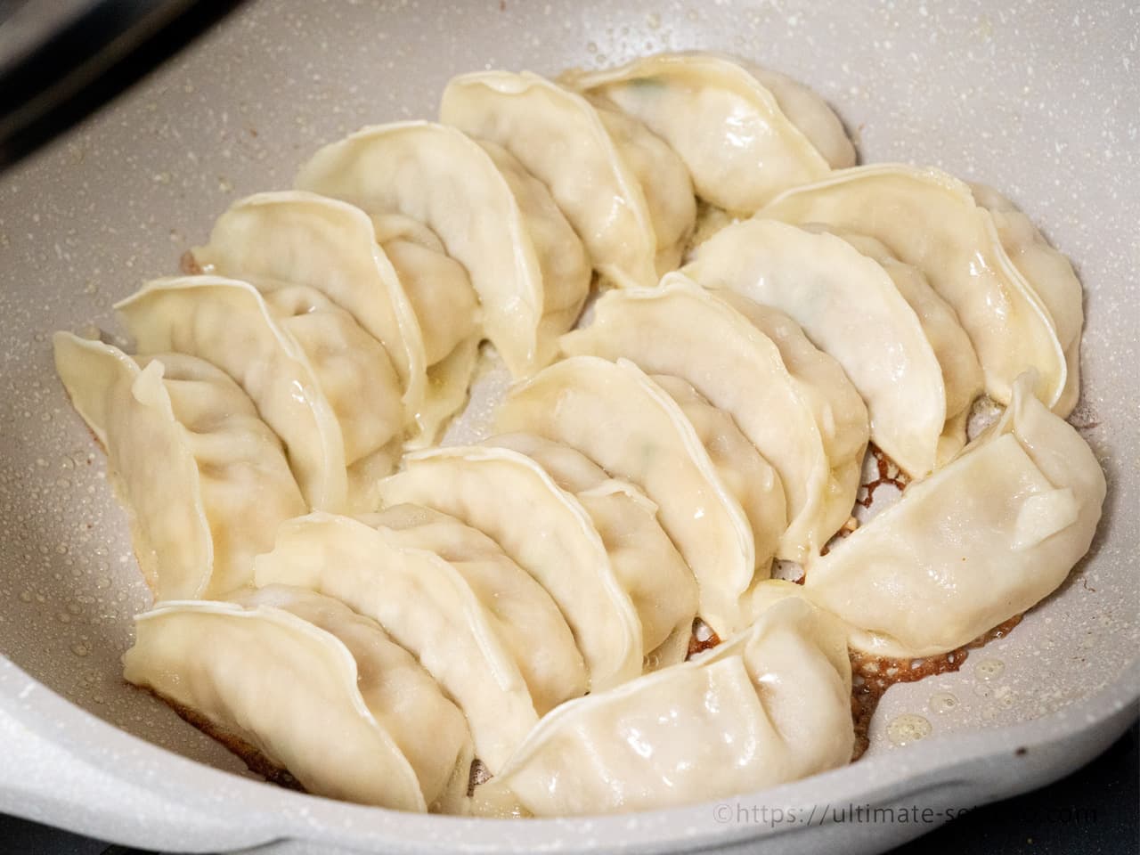 【３】水がなくなるまで蒸し焼きしたら完成