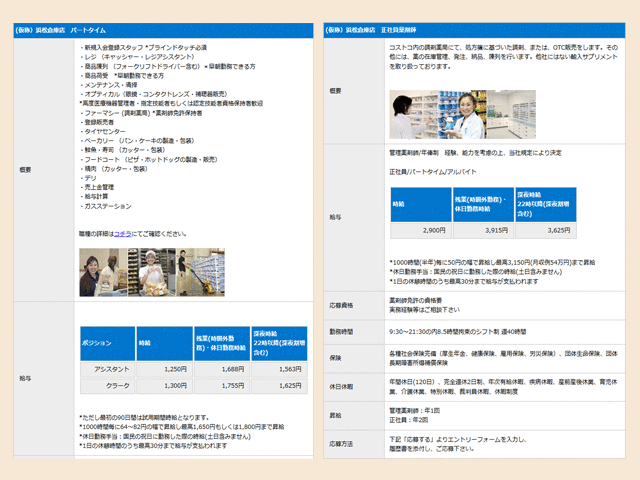 コストコ浜松のアルバイト募集