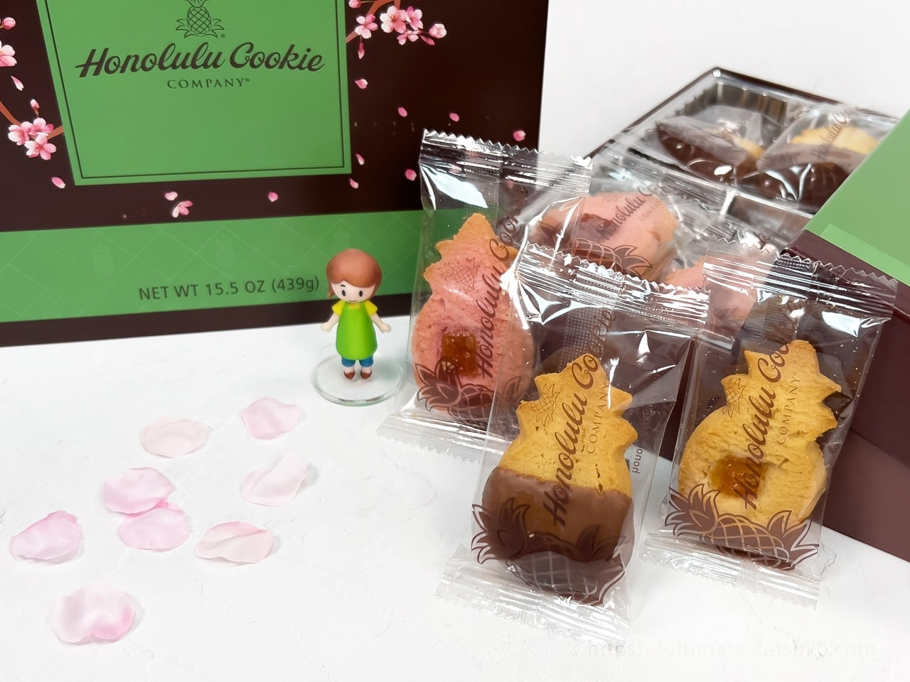 ホノルルクッキー桜ボックスは日本のコストコ限定品！箱の中身や