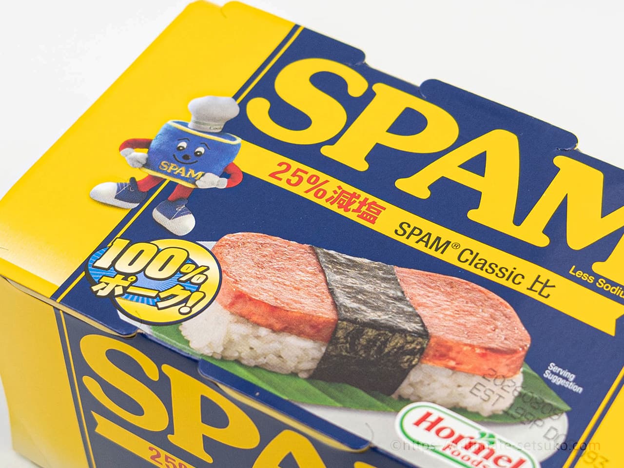 スパム SPAM 缶詰 保存食 ランチョンミート 6缶 レギュラー 減塩 分厚