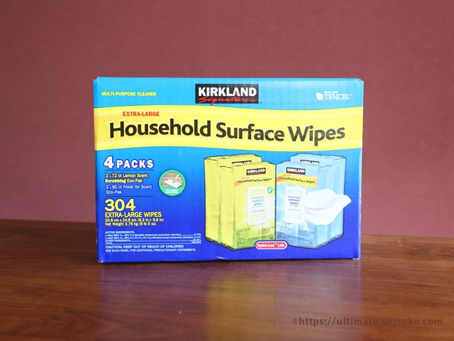 カークランド ハウスホールド Surface Wipes