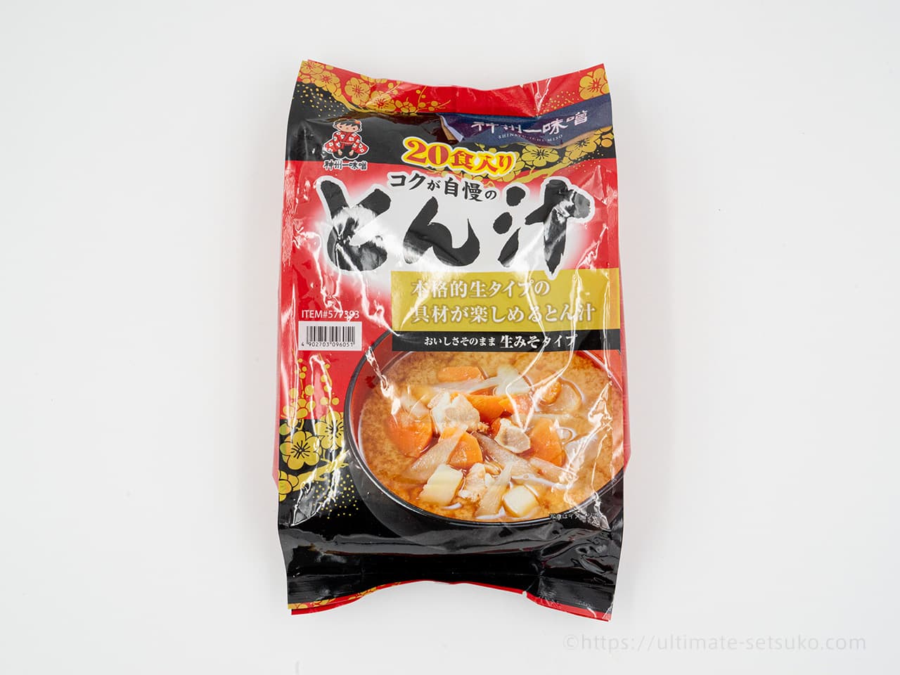 コストコの定番インスタント豚汁！生みそタイプで野菜がゴロゴロ入って