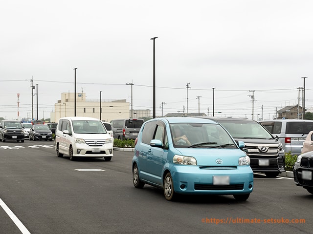 コストコ木更津店の駐車場