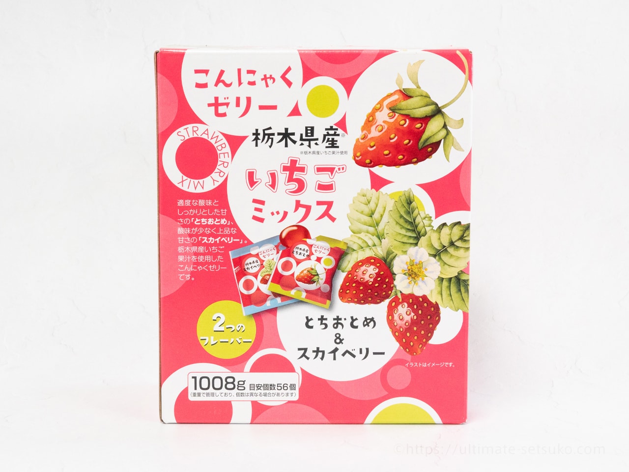 コストコで栃木県のいちごを使ったこんにゃくゼリー見つけた
