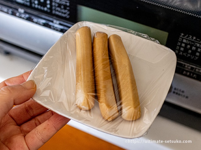 電子レンジでチン