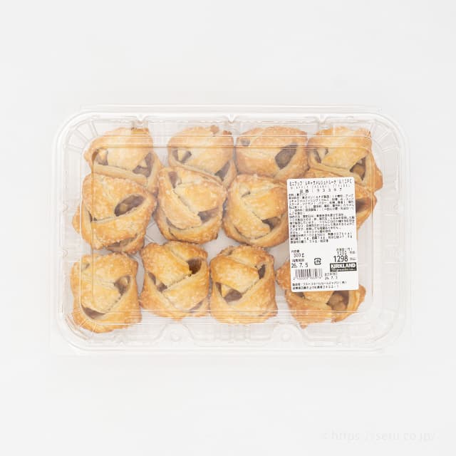 【コストコ新商品】ミニアップルキャラメルシュトルーデルが美味しい！ミニサイズで満足感〇です。