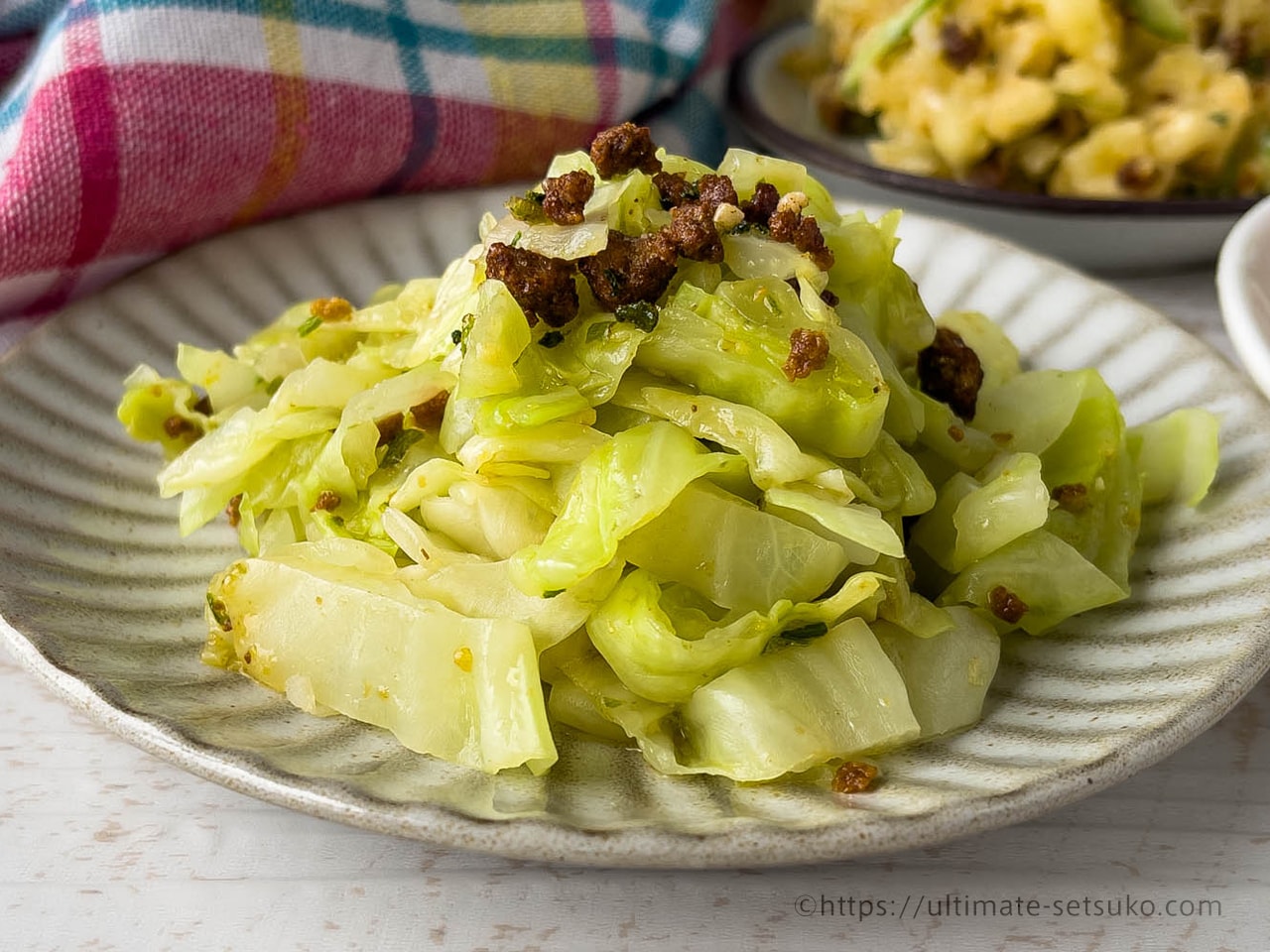 蒸し野菜とあわせて