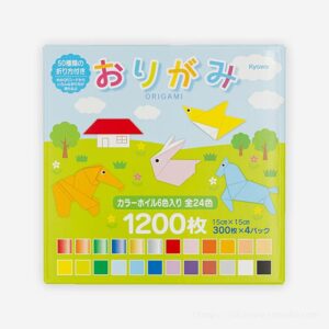 ”おりがみ”はコストコで買うべし！たっぷり20色1200枚がお得。おうち遊びや学校の工作に