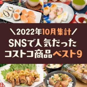 2022年10月にSNSで話題のコストコ商品ベスト9