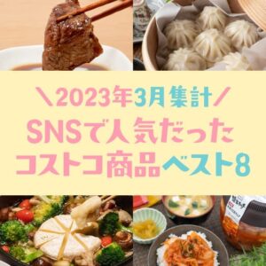 2023年3月にSNSで話題のコストコ商品ベスト8