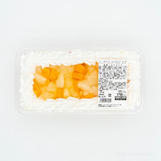 【コストコ新商品】ピーチヨーグルトスクープケーキ！夏にぴったりの爽やかスイーツ