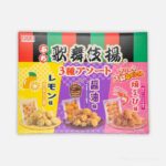 日本の味！コストコのぷち歌舞伎揚げアソートは醤油、レモン、焼き海老の3種が楽しめます