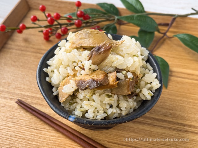 焼き鯖めし