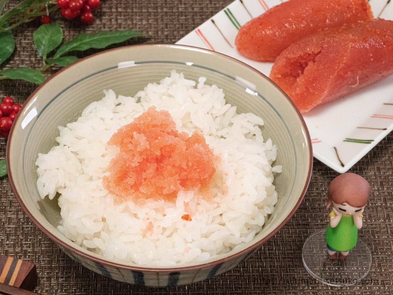 ほかほかの白ご飯と