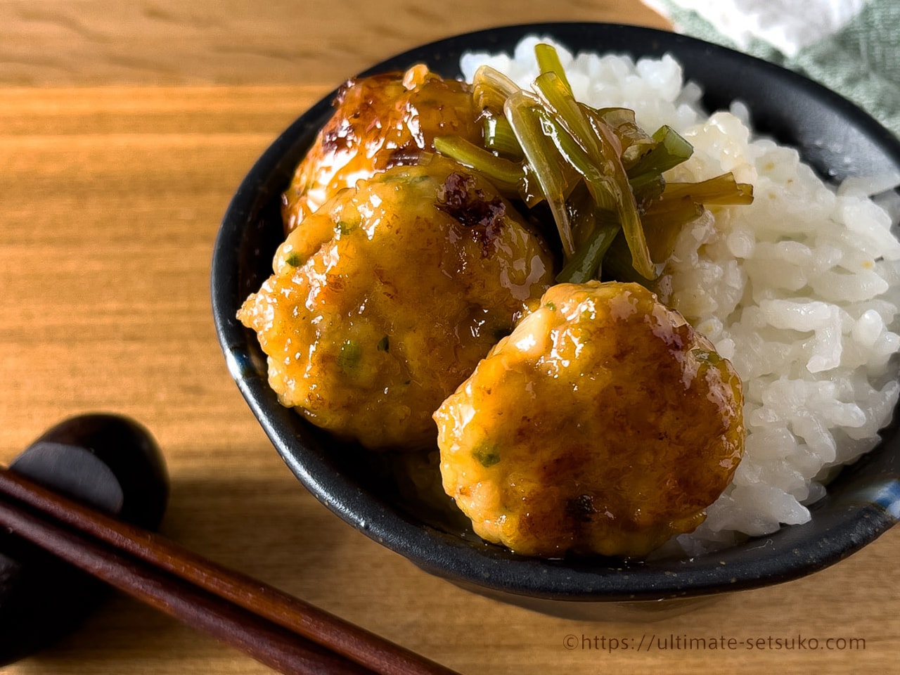 照り焼きハンバーグ風