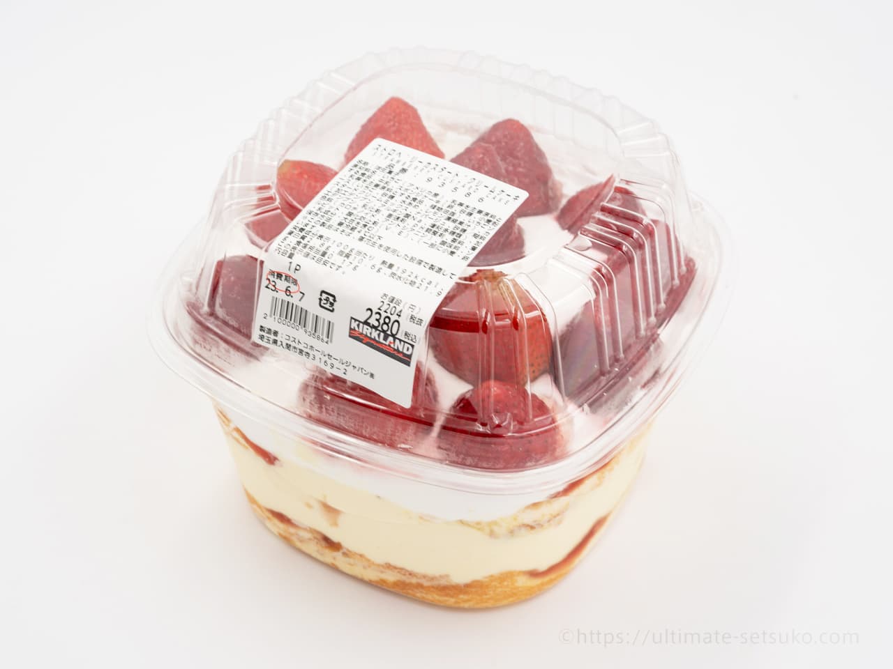 いちごカスタードクリーム*** コストコのストロベリーカスタードクリームケーキは濃厚リッチ