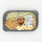 コストコ新作デリカは鶏煮干し油そば!柔らかお肉と極太メンマの汁なしラーメン