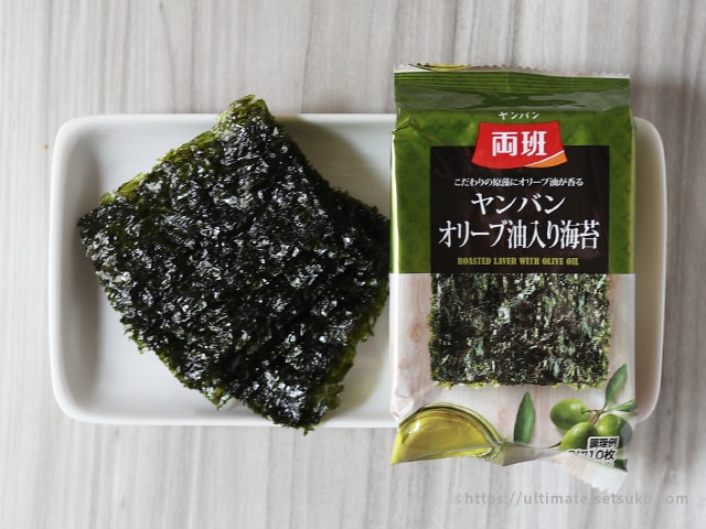 ヤンバン エゴマ油入り/オリーブ油入り15袋ずつ 韓国海苔計30パック×6セット コストコのヤンバン韓国海苔はエゴマ油味とオリーブオイル味が